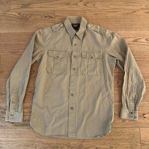 RRL Khaki Buttondown Shirt